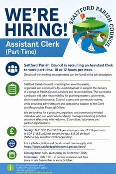 Advert detailing information on the website article page and including SPC's logo